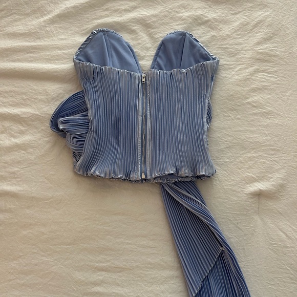 Missguided Plisse Corset Top - Picture 3 of 4